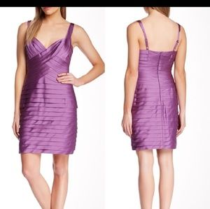 Purple cocktail dress